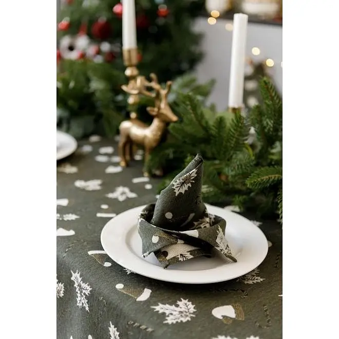 Салфетка Прованс Шапочки на зеленом 35х45 см (36838) - фото 2