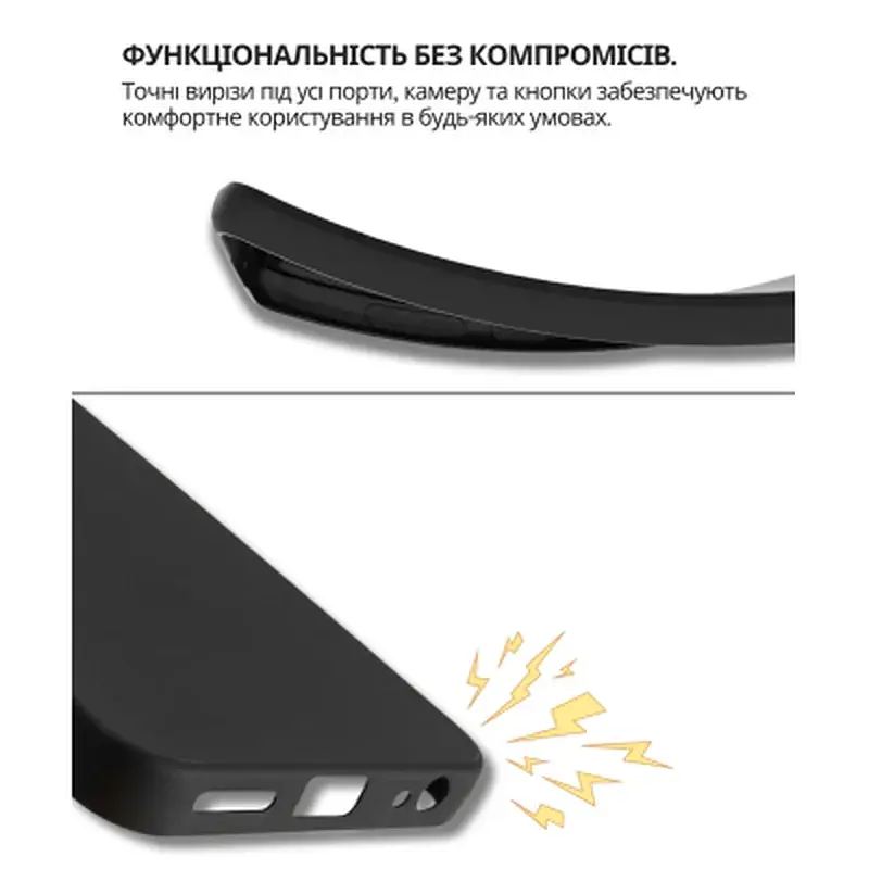 Чохол до мобільного телефона BeCover Silicone Tecno Spark Go 2 (KM4) Black (714681) - фото 3