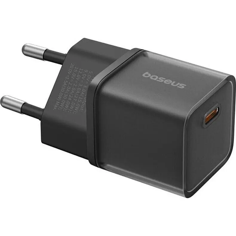 Мережевий зарядний пристрій Baseus GaN5S 30W Black (P10162504113-00) [113780] - фото 4