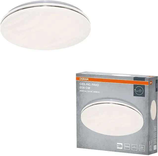 Osram Світильник накладний CEILING PAVO 380мм Round 24Вт 4000K - фото 3