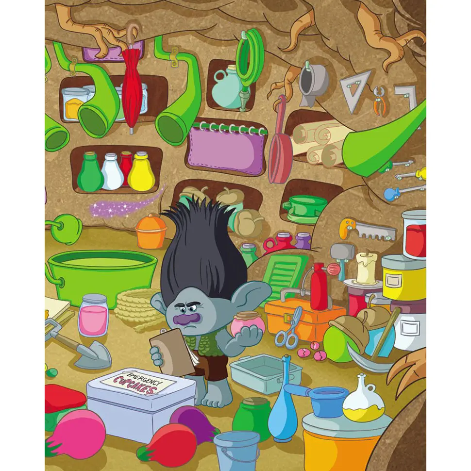 Книга-виммельбух "Ищи и находи" Ранок 896002 серия "Тролли", 20 страниц - фото 5