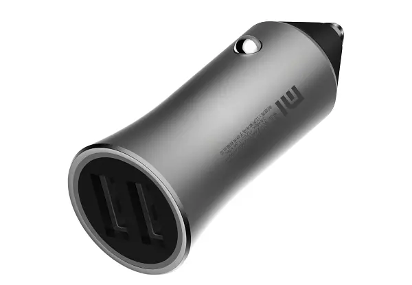 Автомобильное зарядное устройство ZMI Car Charger with Display Silver AP621 - фото 2