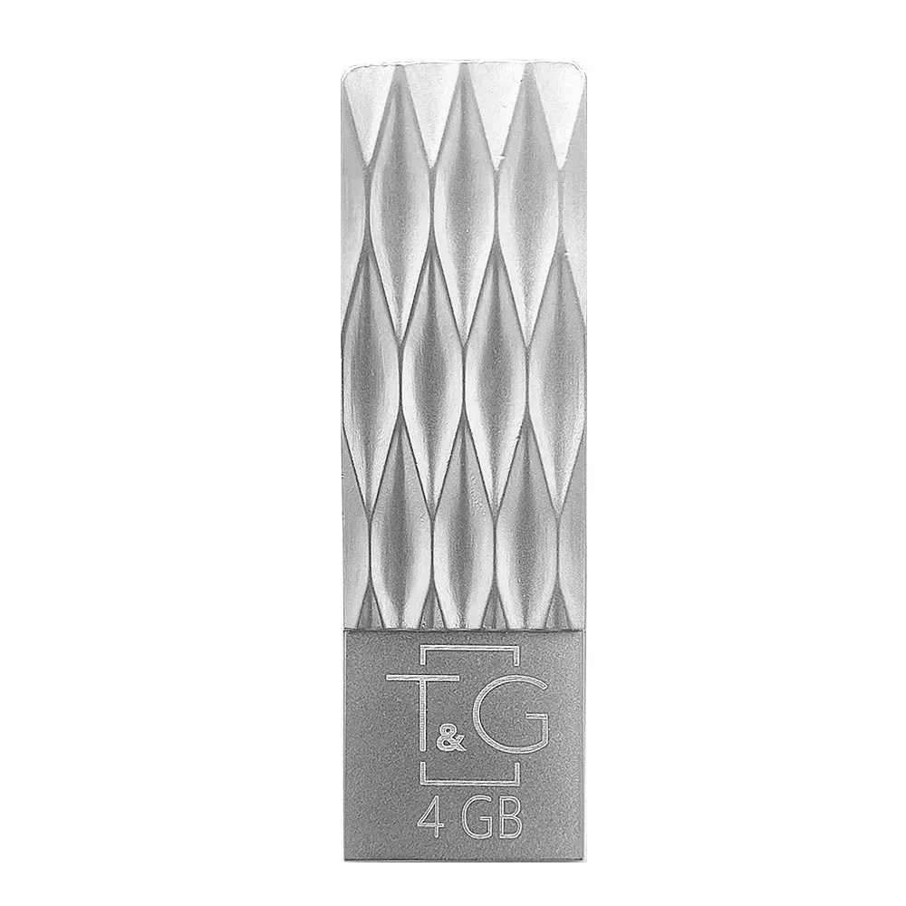 Флеш накопичувач USB 4Gb T G Metal TG103, сріблястий, USB 2.0 (TG103-4G)