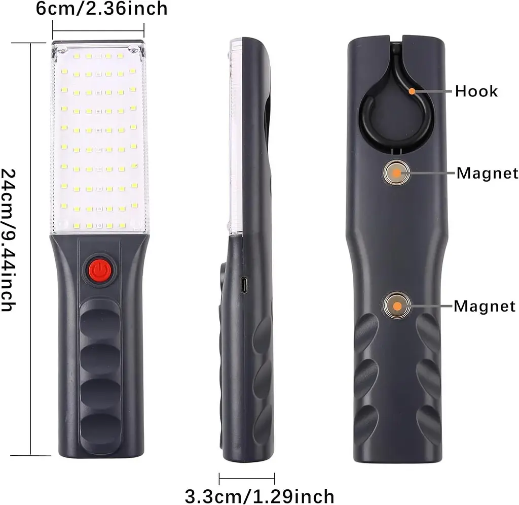 Портативний світлодіодний ліхтарик TORCH ZJ-1258 з гачком для підвішування ∙ Світлодіодний ліхтарик ZJ-1258 - фото 3