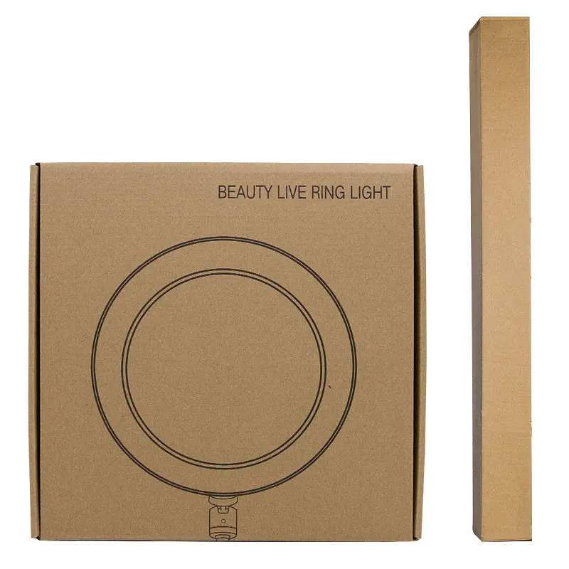 Кільцева світлодіодна LED лампа Flat Ring 10" + tripod 2.1m Black - фото 6