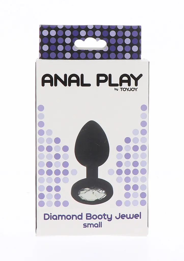 Анальна пробка з кристалом ToyJoy Diamond Booty Jewel Small, 7х2.5 см, S - фото 3
