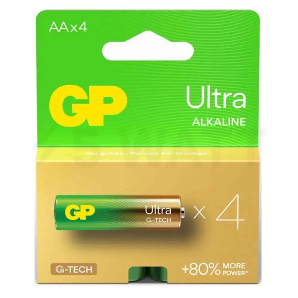 Батарейка GP LR6/AA ULtra Alkaline (4шт) - фото 3