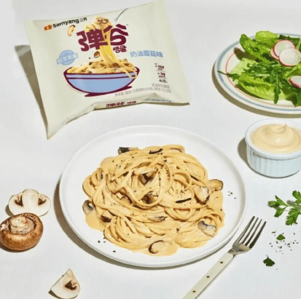 Локшина Samyang Tangle Creamy Mushroom Pasta 105г - фото 5