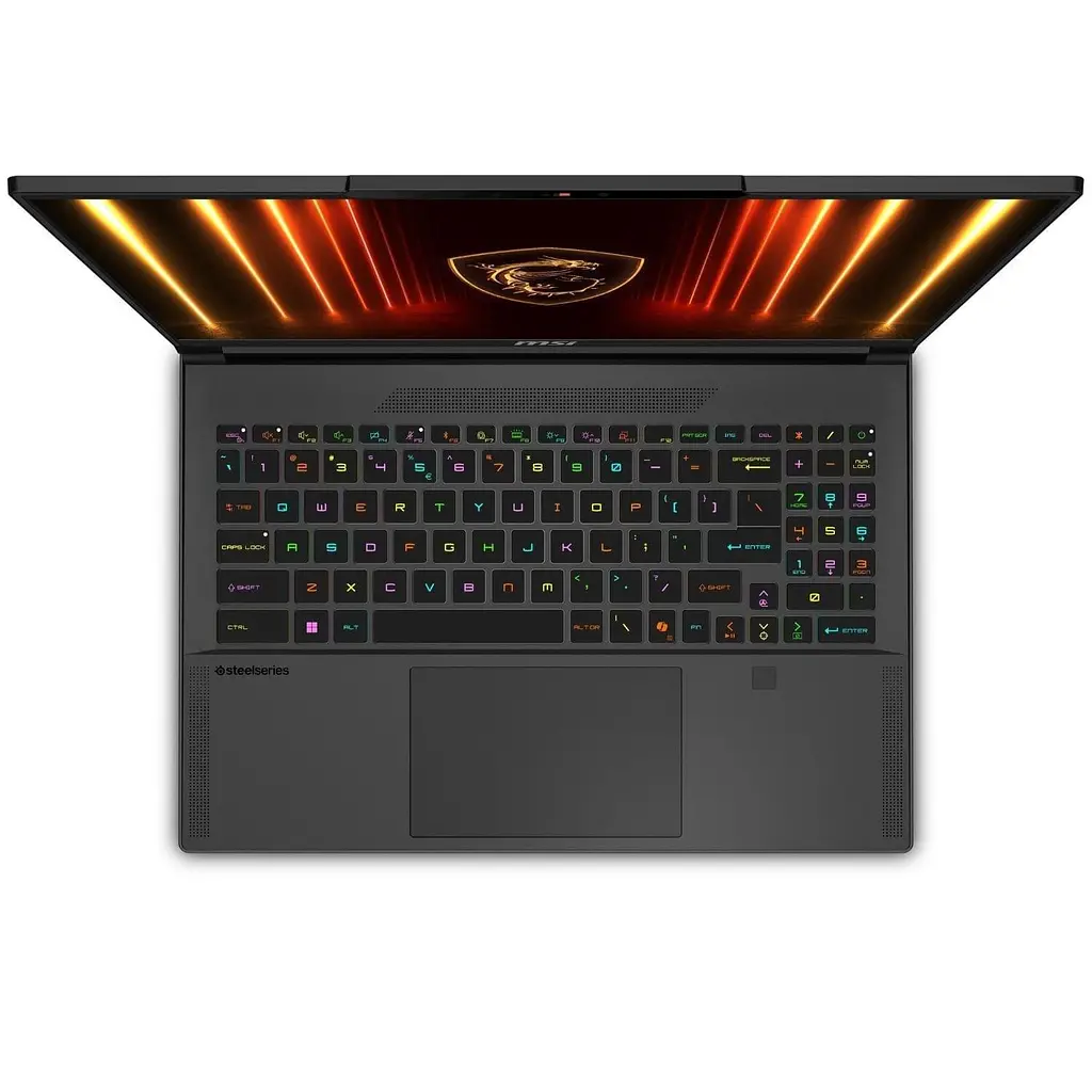 Ноутбук MSI 16 Stealth A16 AI+ A3XWJG-084XUAC 16" QHD+ 240Hz OLED, Ryzen AI 9 HX 370, 32GB, F1TB, NVD5090-24, DOS, чорний (9S7-15FL35-084) - фото 4