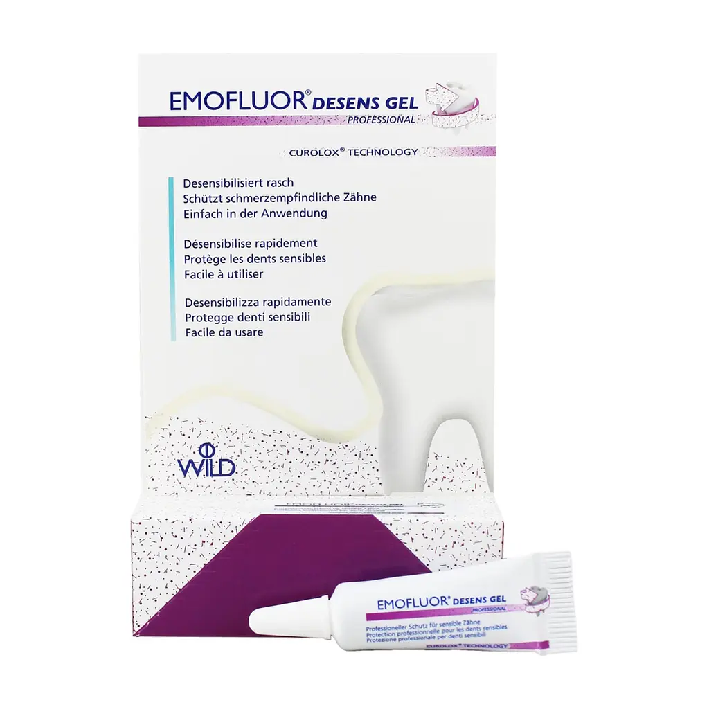 Гель для ротової порожнини Dr. Wild Emofluor Desens професійний для чутливих зубів 3 мл (2100000025213) - фото 2