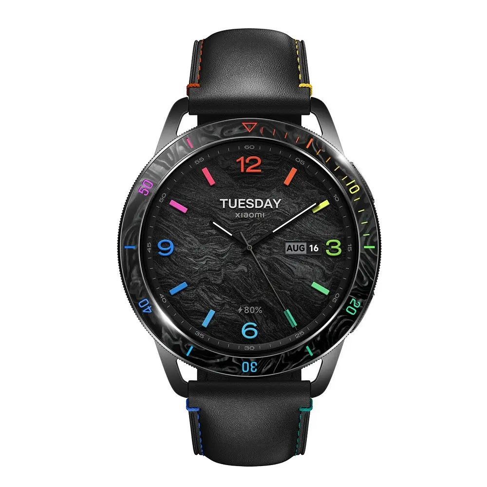Безель металлический Sikai для смарт-часов Xiaomi Watch S3/S4 Automatic Topic Recognition Black-multicolor - фото 5
