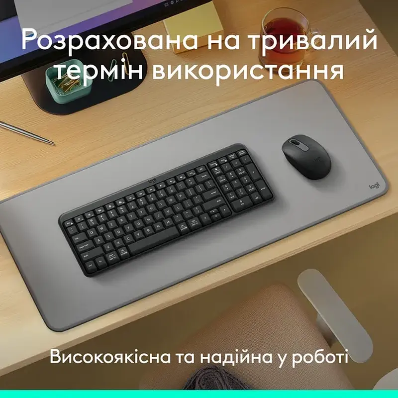 Клавіатура бездротова LOGITECH K250 Wireless 920-013822 - фото 3