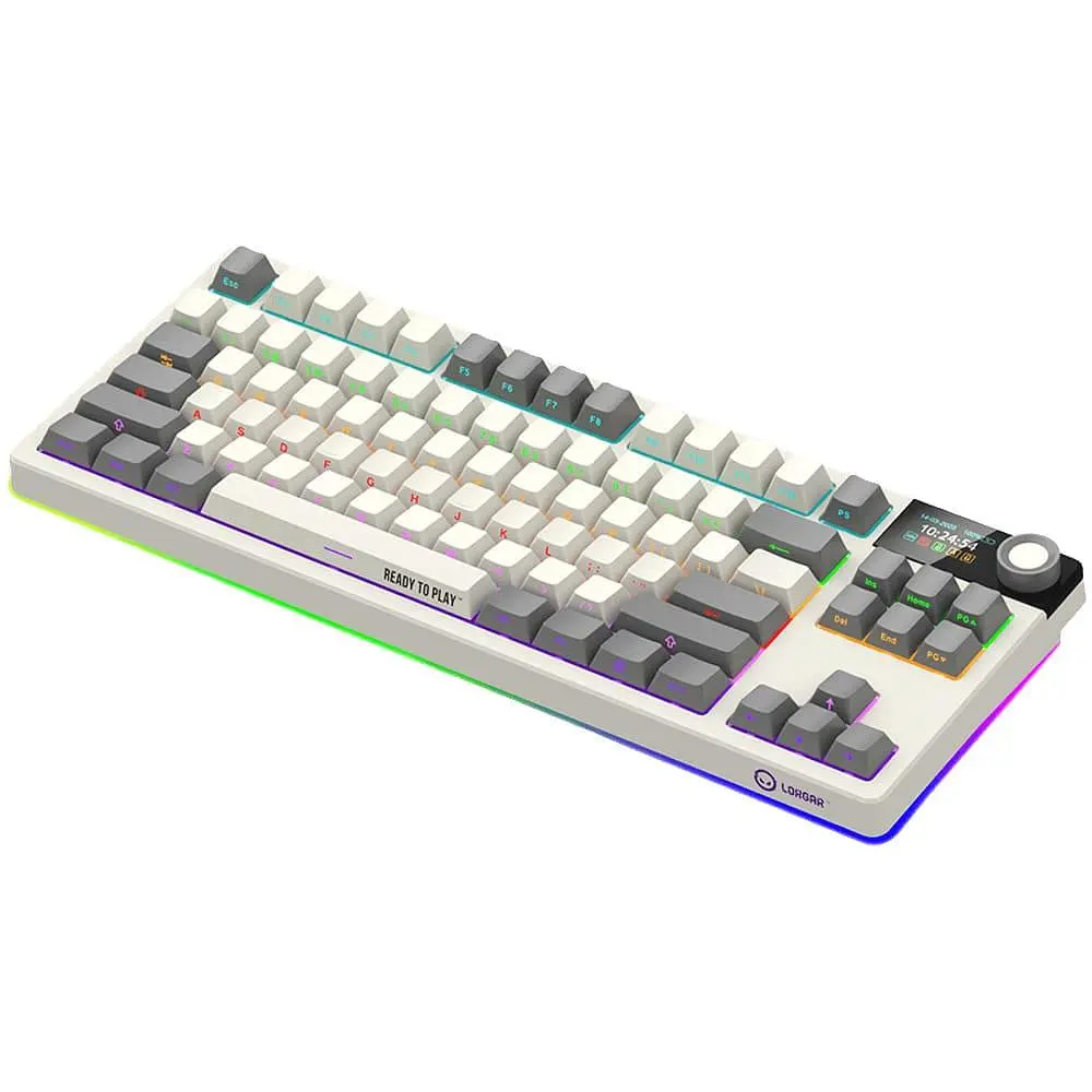 Клавиатура Lorgar KBP70TKLW Wireless Pro TKL EN/UA Beige (LRG-KBP70TKLW-RT-US) - фото 4