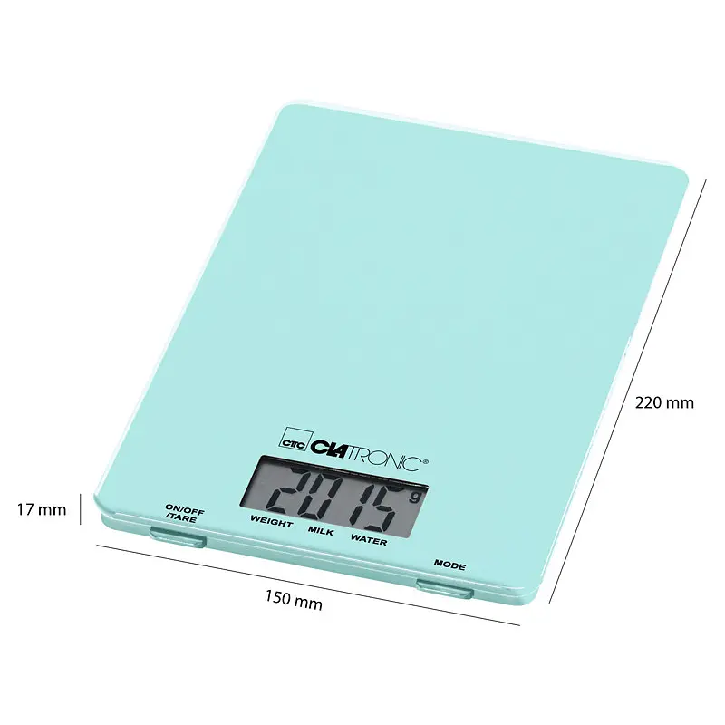 Ваги кухонні Clatronic KW 3626 Mint/Green - фото 2