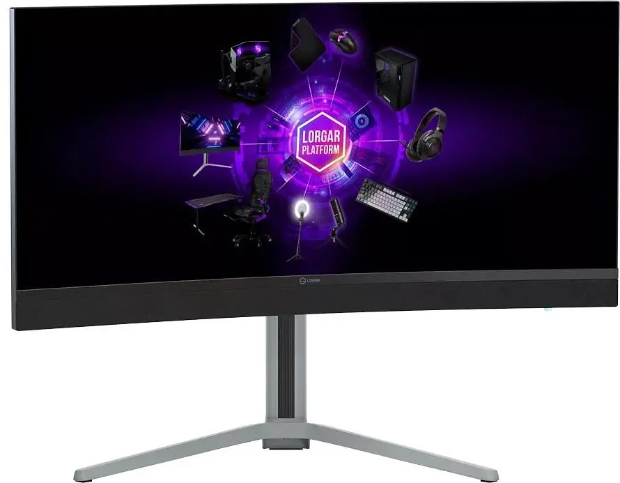 Монітор 27" Lorgar 34MP1 MiniLED Curved UWQHD VA 180Hz (LRG-34MP1W180C-GY) - фото 8