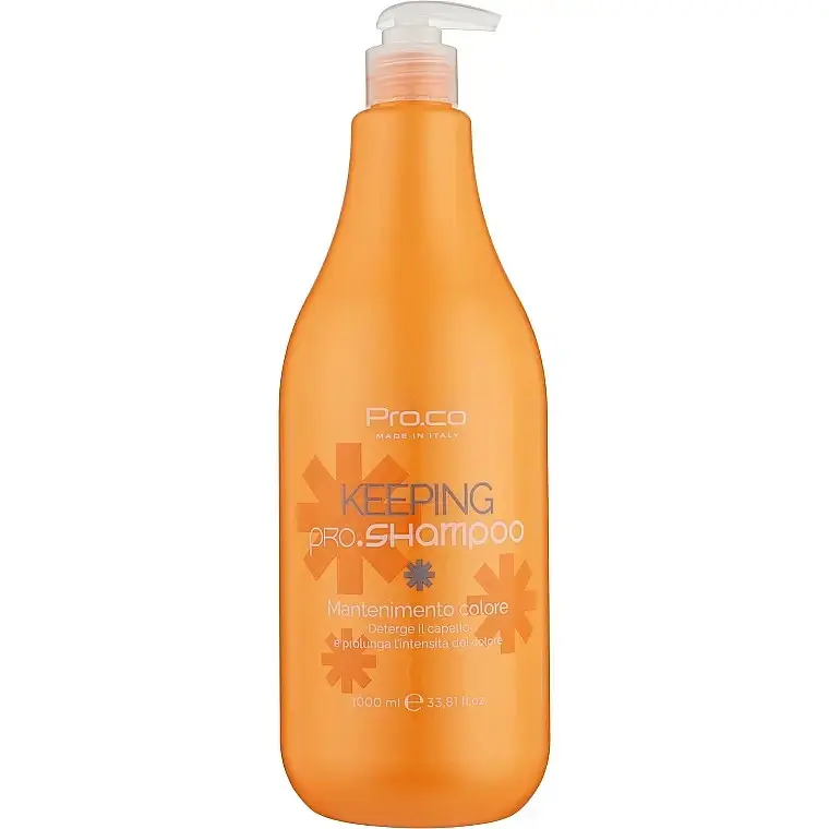 Шампунь для збереження кольору Pro.Co Keeping Shampoo з оливковою олією та білком пшениці 1000 мл