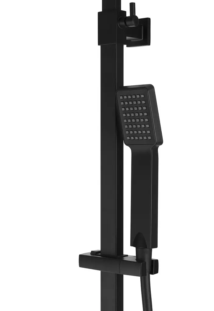 Душова система Corsan Ango black mat CMN024, Чорний матовий - фото 6
