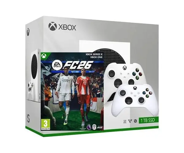 Ігрова консоль Microsoft Xbox Series S 1Tb White + EA SPORTS FC 26 російські субтитри + геймпад Microsoft Xbox Series X, S Robot White - фото 2