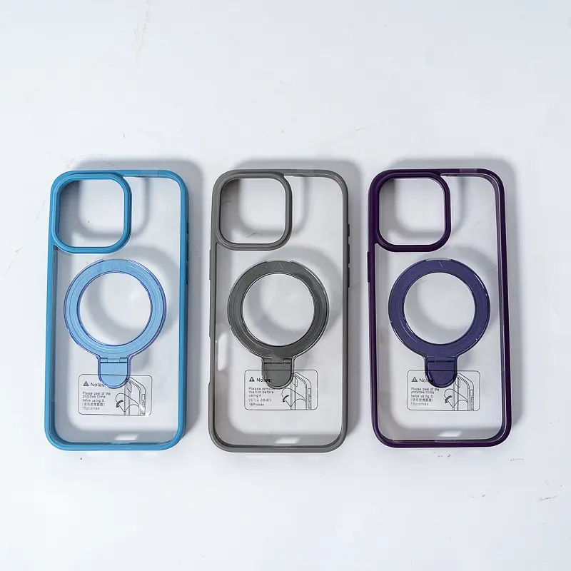 Чохол для смартфона Spigen AAA Magnetic Ring for Apple iPhone 15 Pro Max Light Blue - фото 2