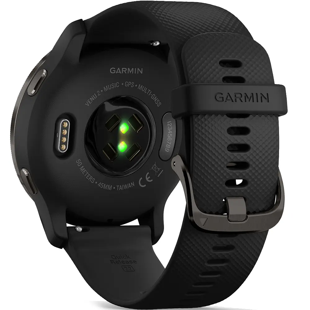 Смарт-часы Garmin Venu 2 Black Slate (010-02430-11) - фото 3