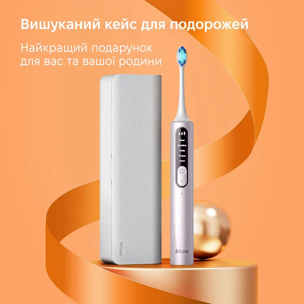 Електрична зубна щітка Bitvae S3 Smart Pink White (BVS3-р) - фото 7