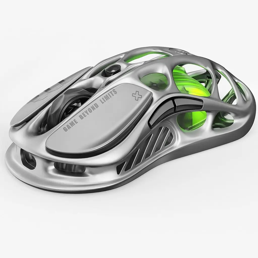 Бездротова миша GravaStar Mercury M1 Pro, magnesium alloy body, BT/WL/USB-A, RGB, Gunmetal Gray (GRAVASTARM1PRO_GRY) - фото 3