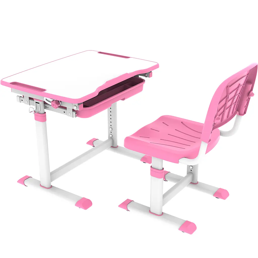 Растущая детская парта Cubby Sorpresa Pink со стульчиком - фото 3