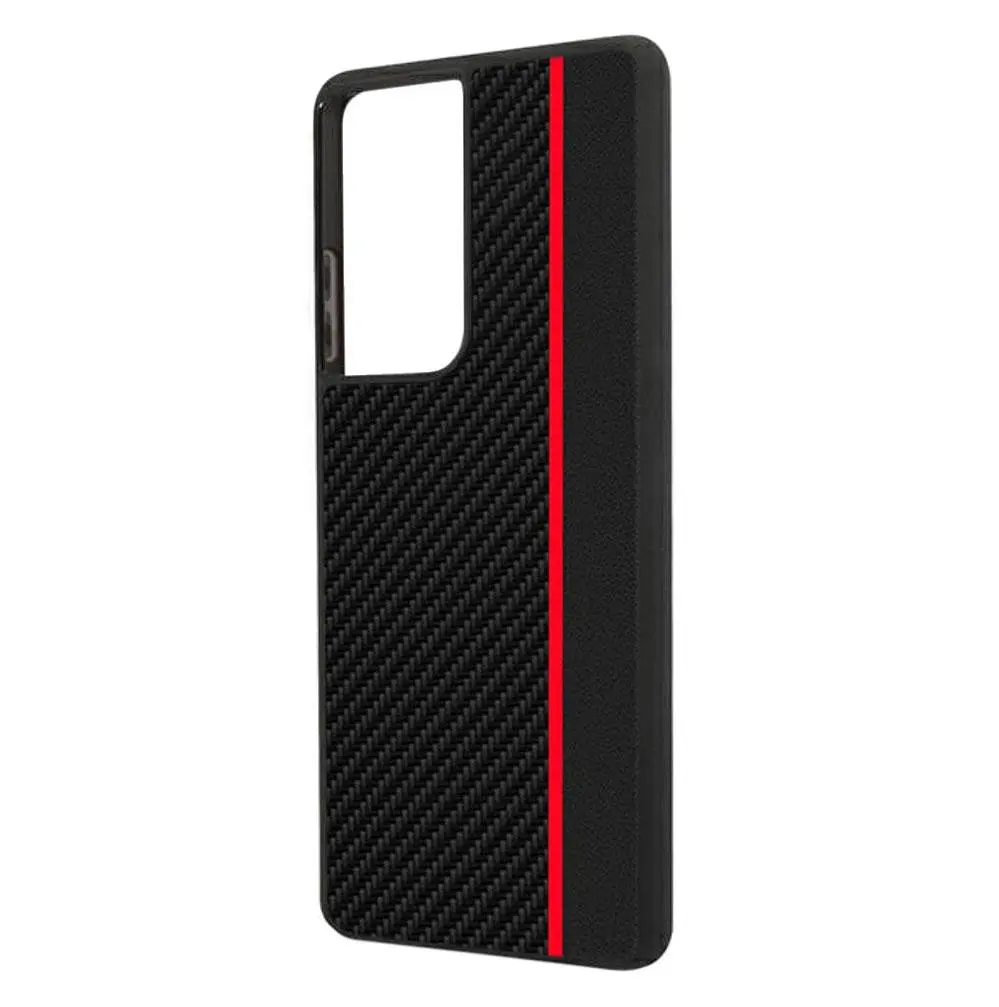 Чохол накладка Primolux CFC для Samsung Galaxy S21 Ultra (SMS998) Black&Red - фото 4