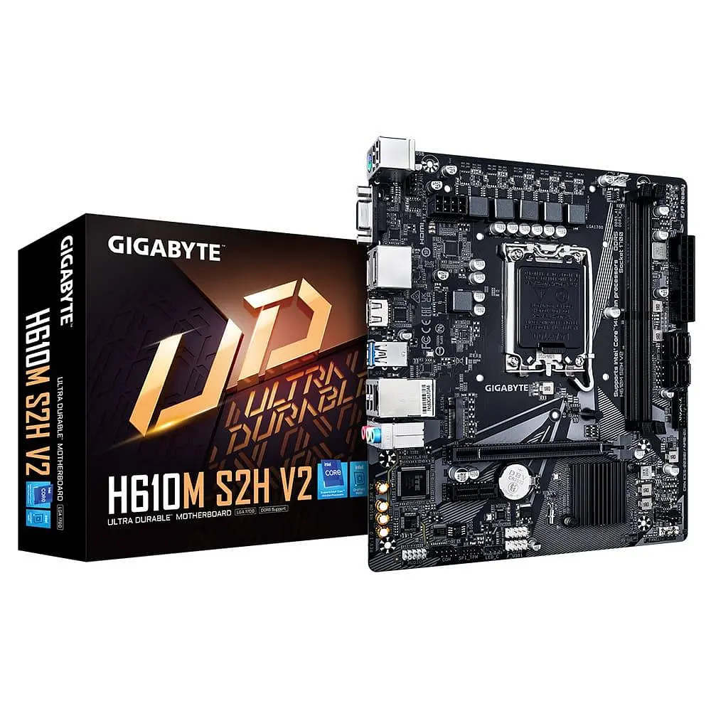 Материнська плата Gigabyte H610M S2H V2 (H610M S2H V2) (Socket 1700, Intel H610, Micro-ATX) - фото 4