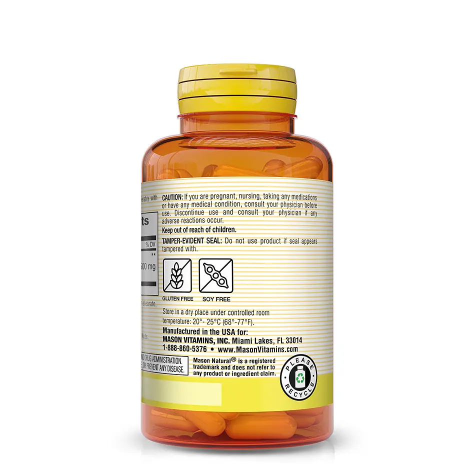 Натуральная добавка Mason Natural Ginkgo Biloba Whole Herb, 90 капсул - фото 3