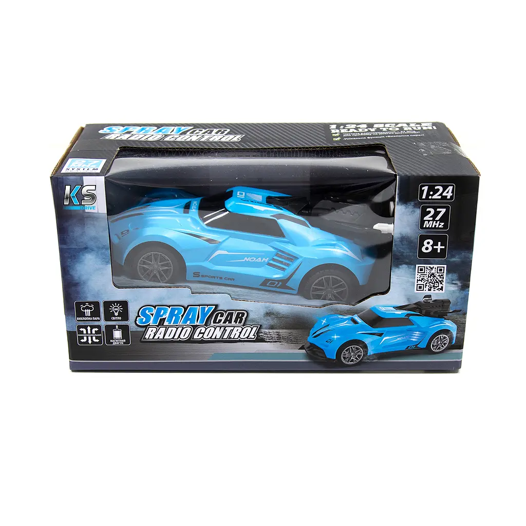Автомобіль на радіокеруванні Sulong Toys Spray Car Sport 1:24 блакитний (SL-354RHBL) - фото 12