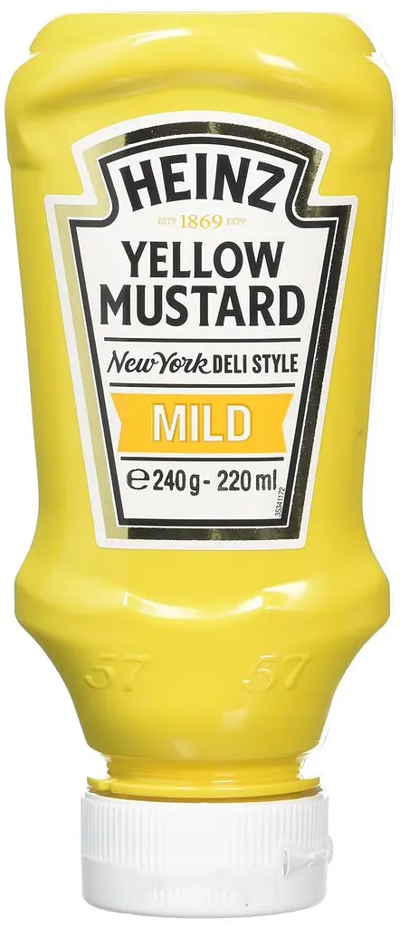 Гірчиця Heinz Yellow Mustard Mild середньо- гостра 225 г