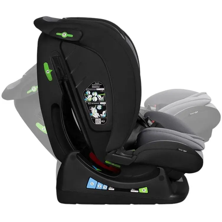 Автокрісло Lionelo Izzy I-Size black grey (LO-IZZY I-SIZE BLACK GREY) - фото 8
