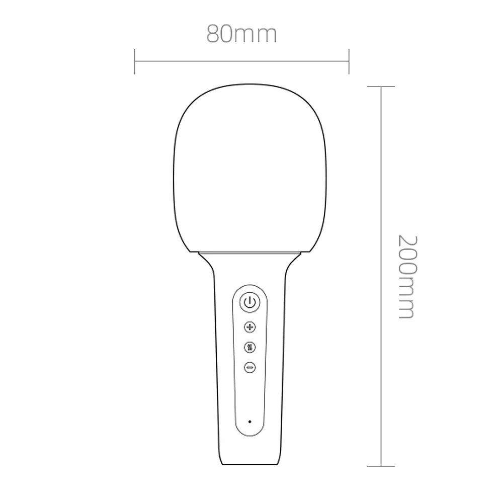 Караоке-мікрофон Xiaomi Yhemi Karaoke Microphone Lite (YMMKF007) Orange - фото 3