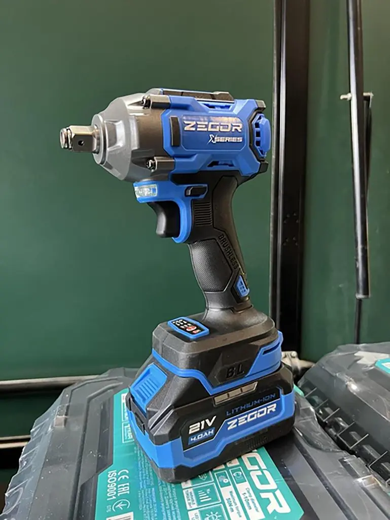 Гайковерт ударний акумуляторний Zegor SDAX-21BL-500 21V Advanced 2 батареї безщітковий двигун/реверс/з підсвічуванням - фото 12