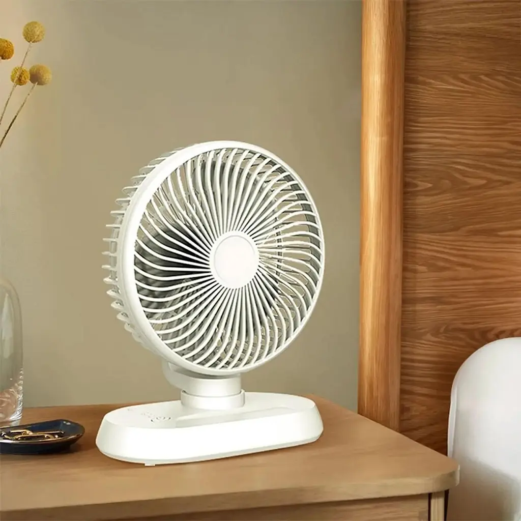 Портативний вентилятор Miwaing Desktop Mobile Fan White (HX-288) [167324] - фото 5
