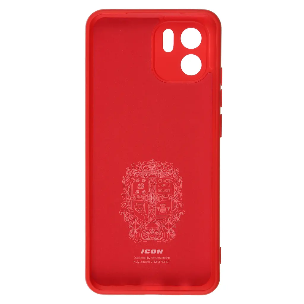 Чехол ArmorStandart ICON для Xiaomi Redmi A2 Camera cover Red (ARM66539) - фото 2