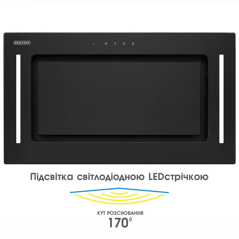 Вытяжка встраиваемая Eleyus GEMINI 800 LED SMD 52 BL - фото 3