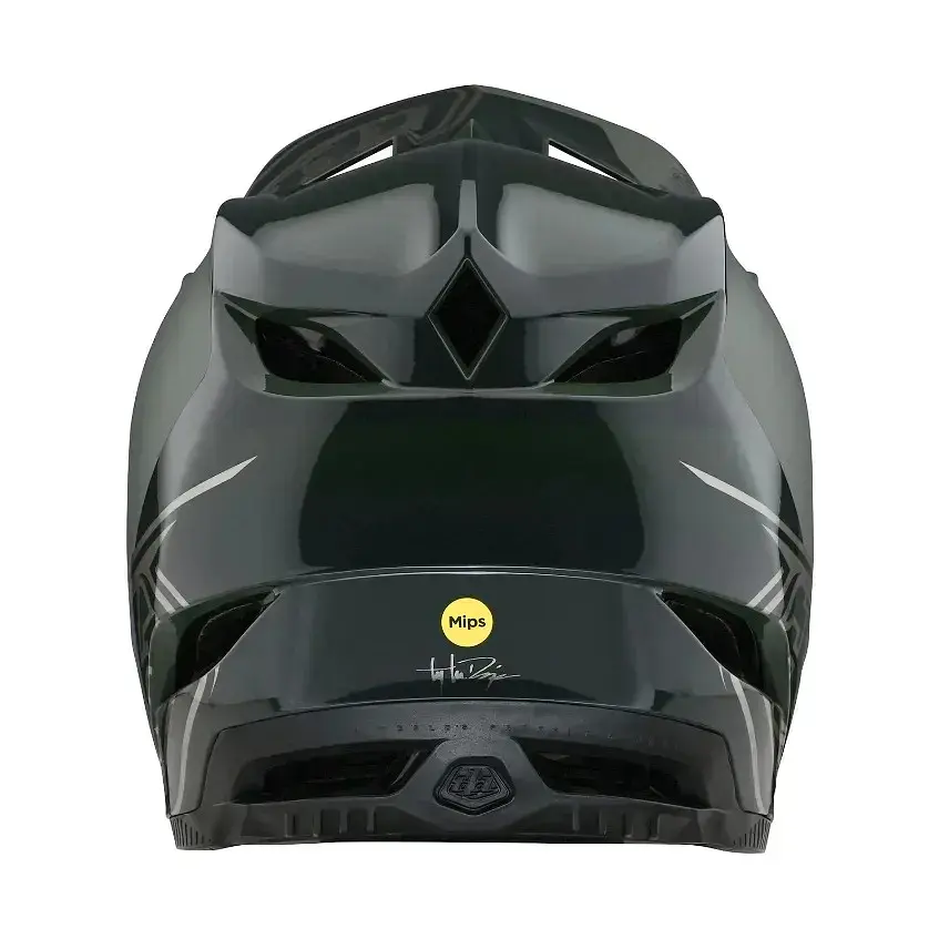 Велошолом Troy Lee Designs D4 Polyacrylite Helmet Olive XL (1106-174500025) - фото 5