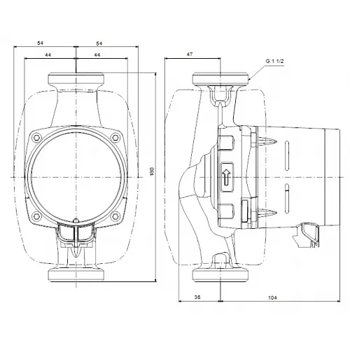 Циркуляційний насос Grundfos Alpha3 25-80 180 (99371961) - фото 10