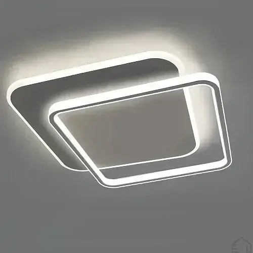 Керована світлодіодна люстра STANDART 80W 2S-ON/OFF-475х475х50-WHITE ESLLSE - фото 4
