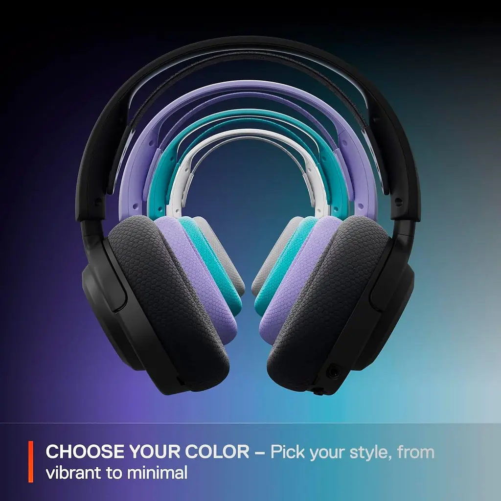 Ігрова гарнітура SteelSeries Arctis Nova 3P Wireless MultiPlatform Aqua (61688) - фото 11