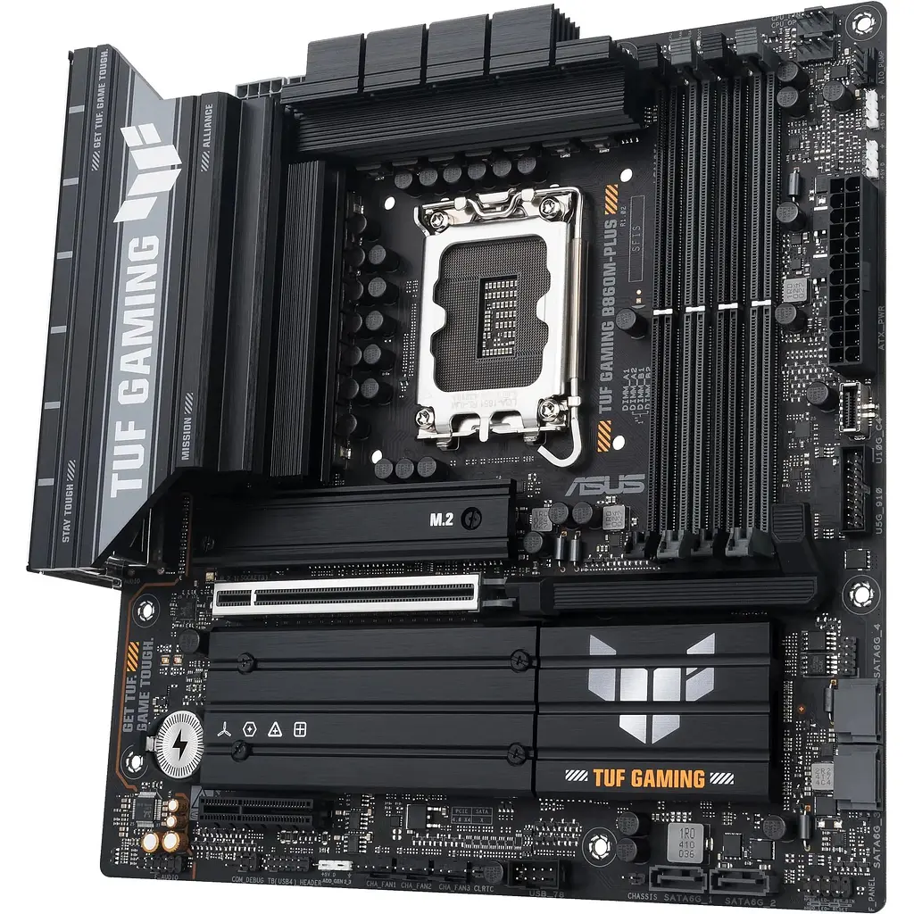 Материнская плата Asus TUF Gaming B860M-PLUS s1851 B860 4xDDR5 M.2 DP HDMI USB Type-C mATX - фото 3