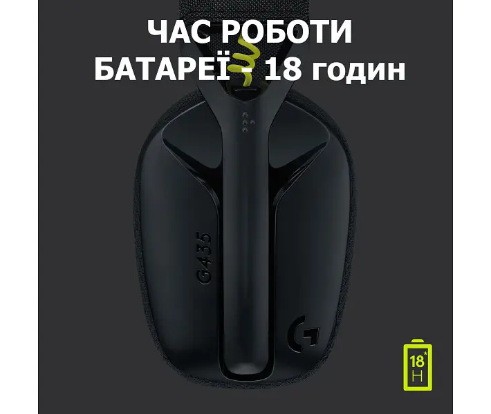 Наушники игровые Logitech G435 (981-001053) черные - фото 10