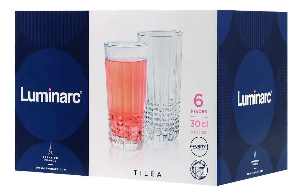 Набір склянок Tilea 6X300 мл Luminarc kuh0016609 - фото 2