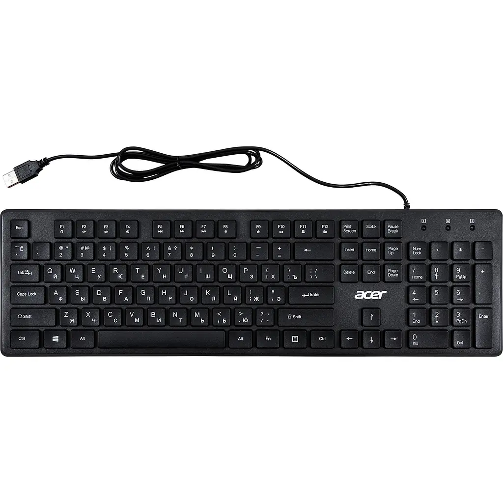 Клавиатура Acer OKW020 USB Black (ZL.KBDEE.013) [105180] - фото 8