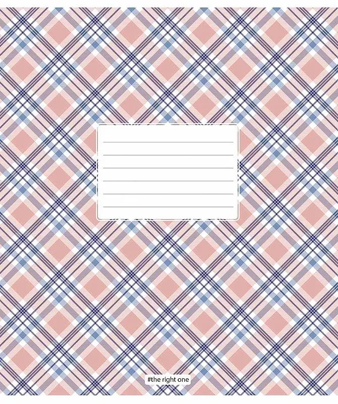 Зошит загальний Школярик Houndstooth print у лінію 12 аркушів 30 шт. (012-3387L) - фото 3