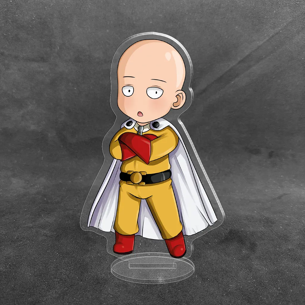 Акрилова колекційна фігурка Чібі Chibi Аніме: Ванпанчмен One-Punch Man 10 см