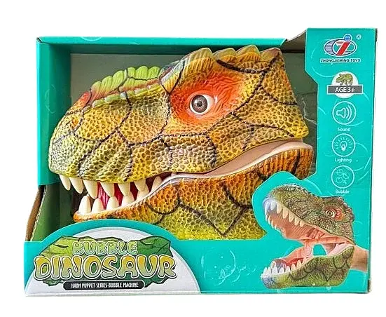 Генератор мильних бульбашок Dino Toys Дракон зелений