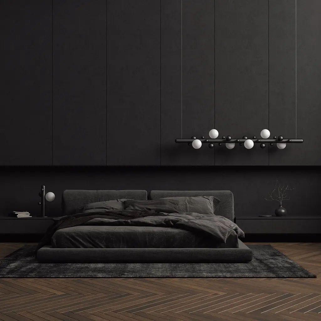 Подвесной светильник Babich Studio Lunar 1500 Black (RAL 9005) - фото 3